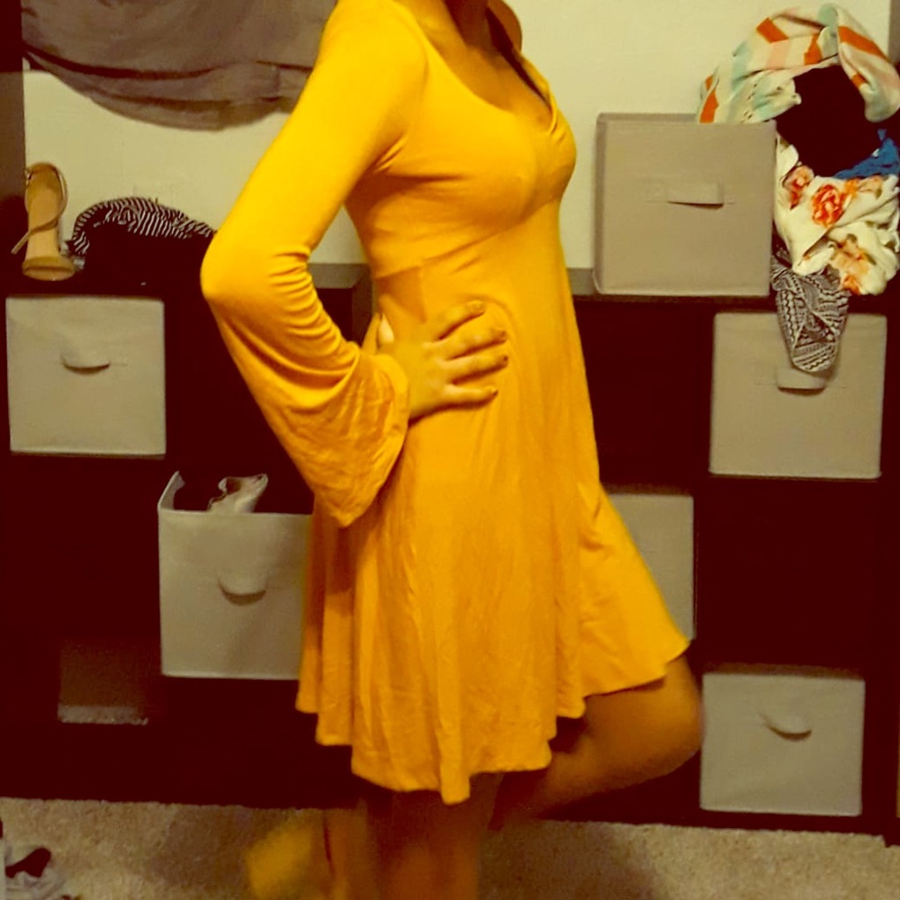 Yellow dress